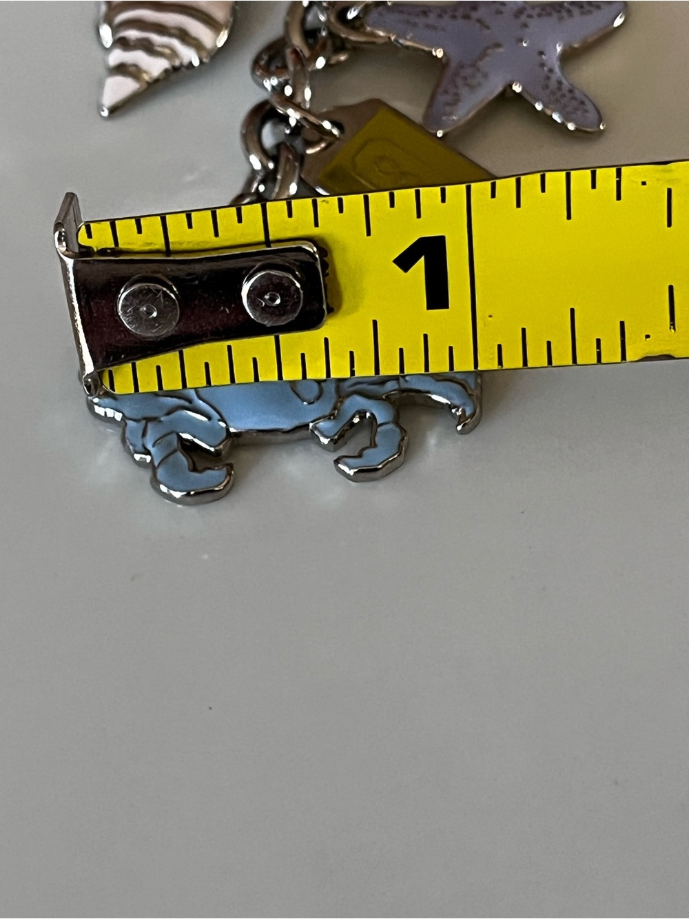 Rare Authentic COACH Keychain Under the Sea Silver w 5 charms - Picture 13 of 14